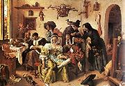 Jan Steen In Luxury, Look Out painting